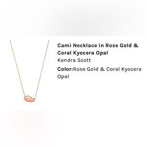Kendra Scott Cami Necklace